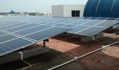 Rooftop Solar Power System at Sastra by Tata Power Solar